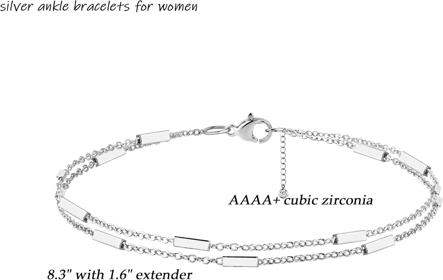 Layered Ankle Bracelets for Women 18K Gold Plated Dainty Fishbone Snake Chain Fine Bead Paperclip Peach Heart Anklets for Women Waterproof Minimalist Simple Anklets Fashion Summer Jewelry Anklet For Women