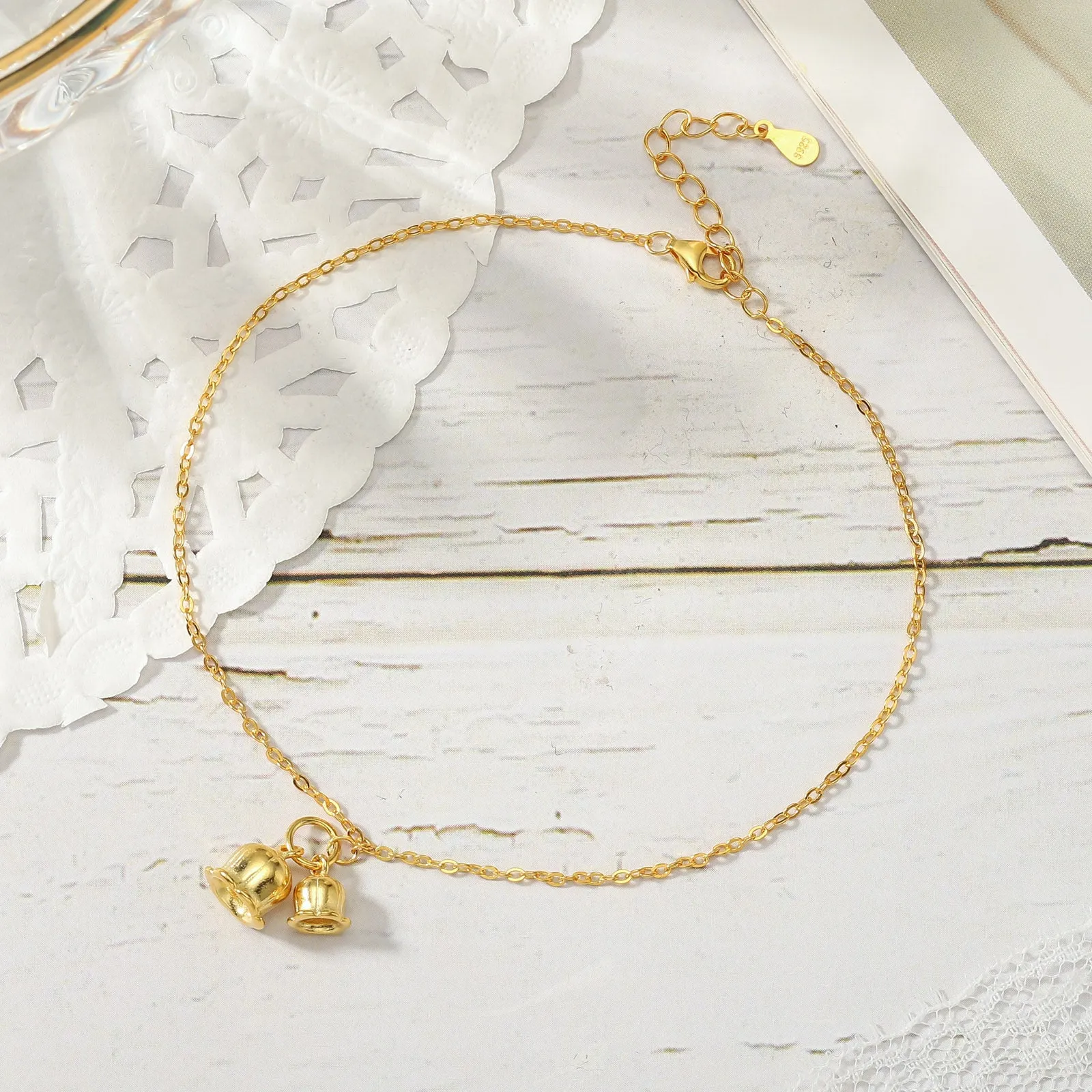 Lily of the Valley Anklet
