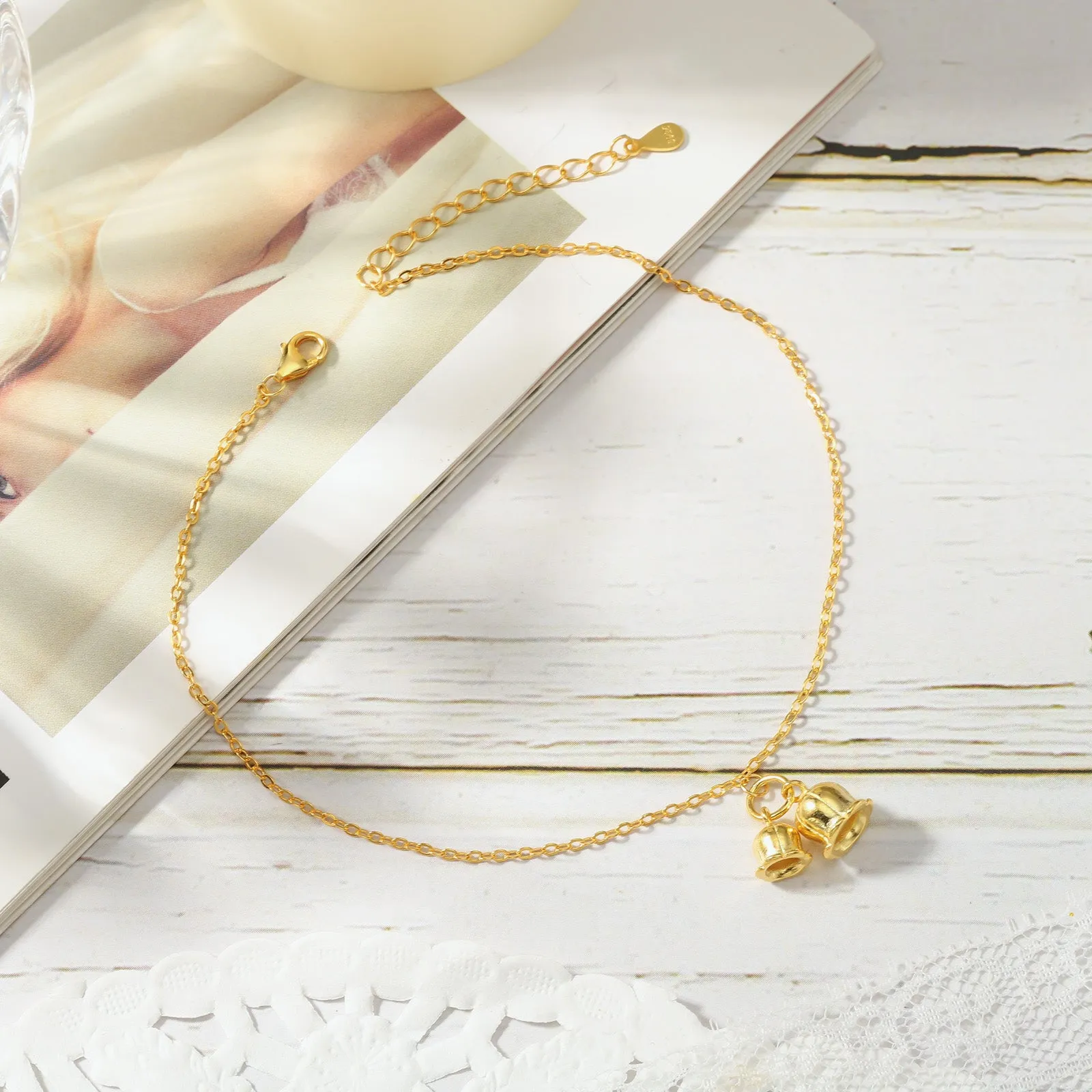 Lily of the Valley Anklet