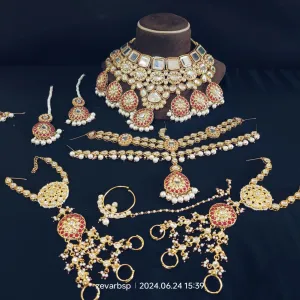 Luxurious Heavy Kundan Bridal Set
