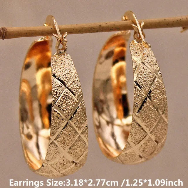 Luxurious Trendy Hoop Earrings for Women