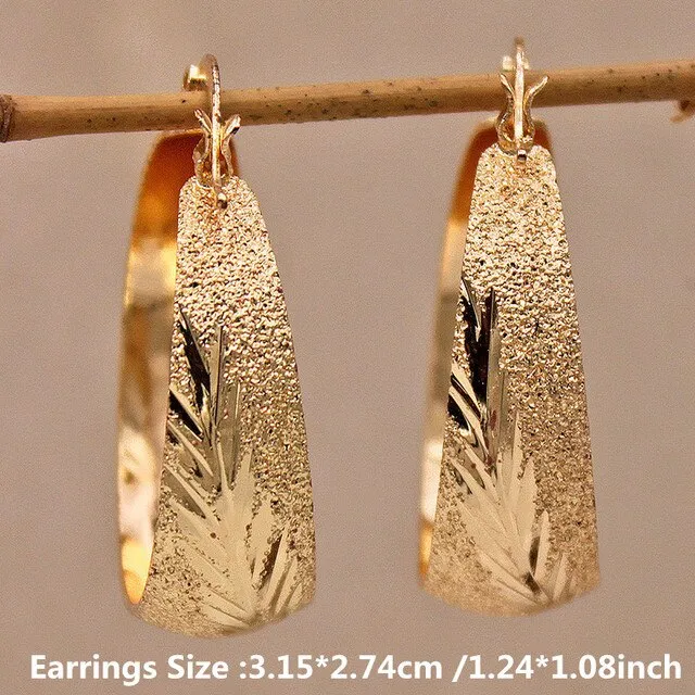 Luxurious Trendy Hoop Earrings for Women