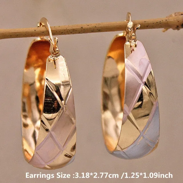Luxurious Trendy Hoop Earrings for Women