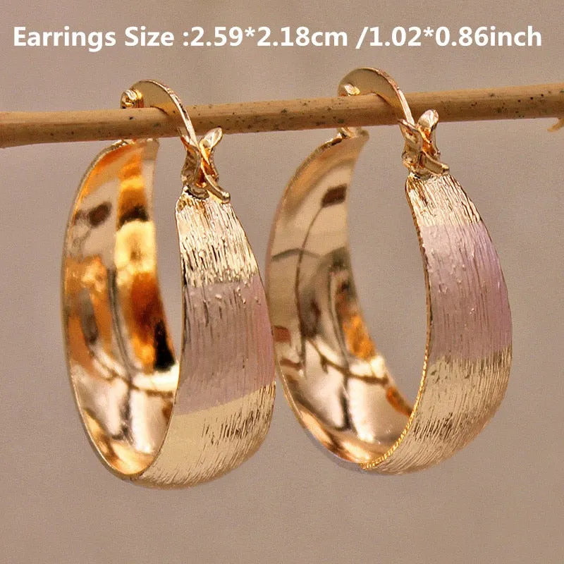 Luxurious Trendy Hoop Earrings for Women