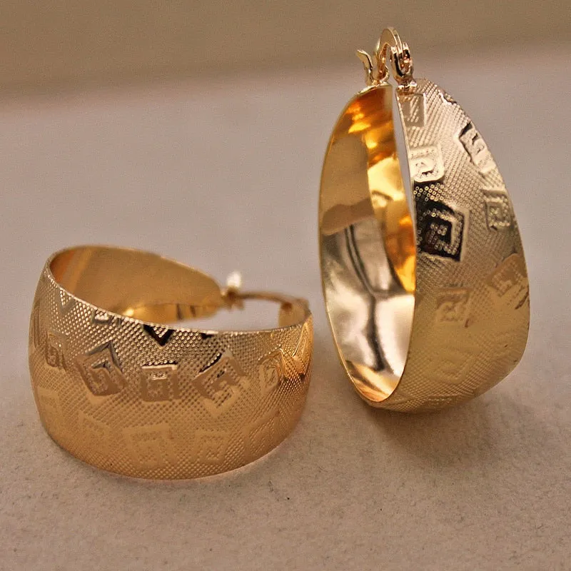 Luxurious Trendy Hoop Earrings for Women