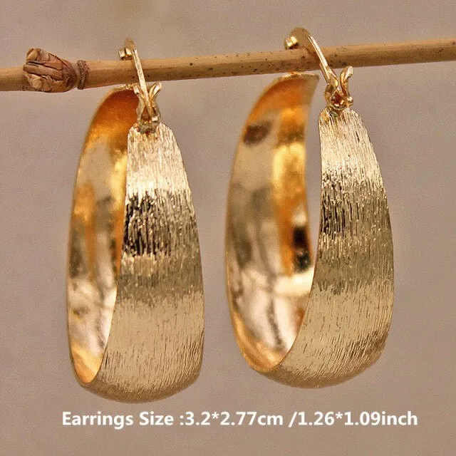 Luxurious Trendy Hoop Earrings for Women