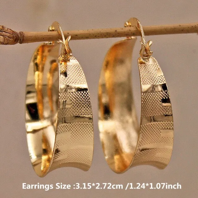Luxurious Trendy Hoop Earrings for Women