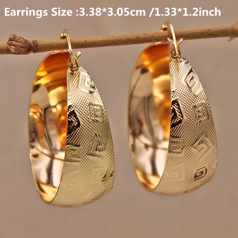 Luxurious Trendy Hoop Earrings for Women