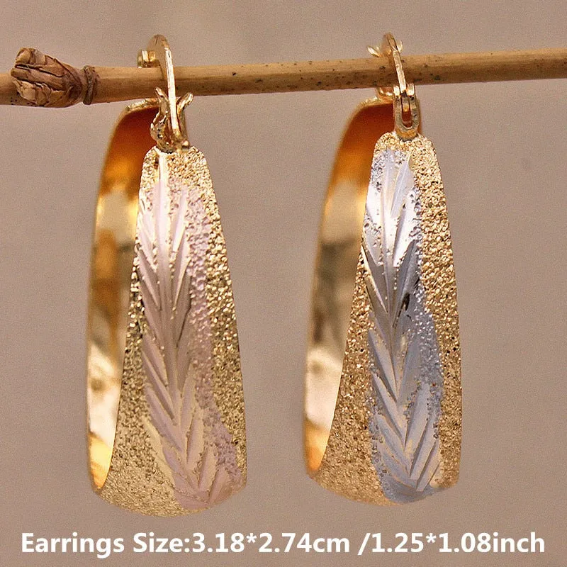 Luxurious Trendy Hoop Earrings for Women