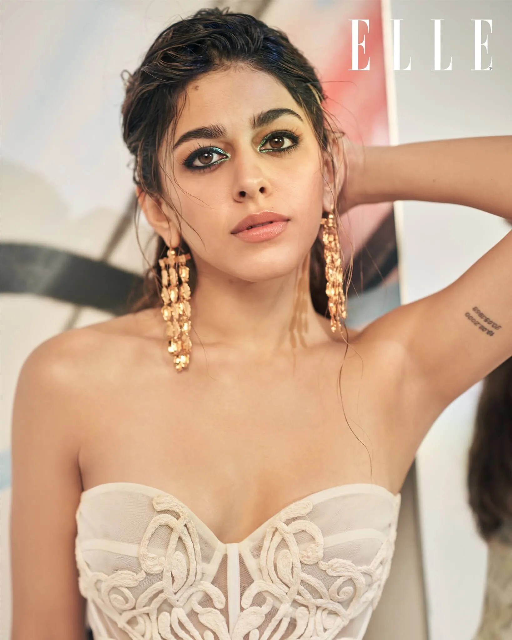 Manushi Chillar In OH Poppi Dewdrop Statement Earrings
