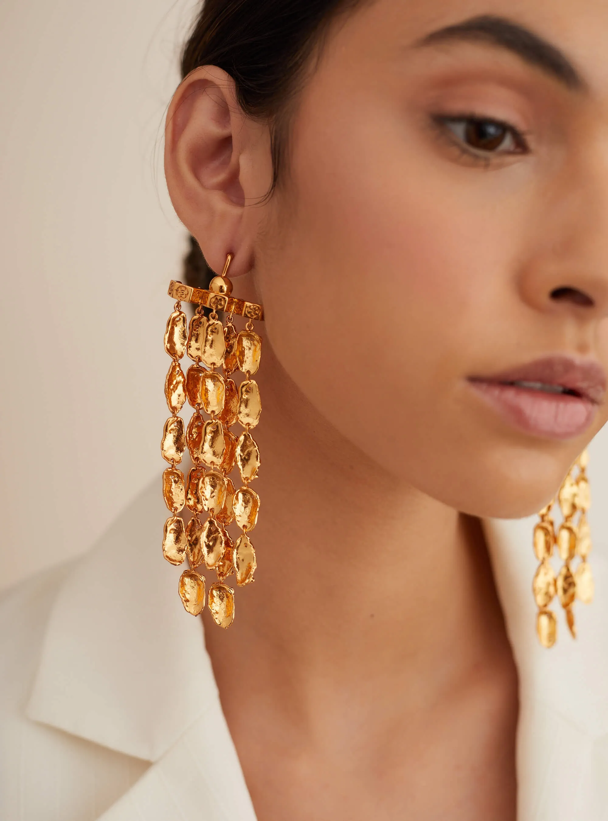 Manushi Chillar In OH Poppi Dewdrop Statement Earrings