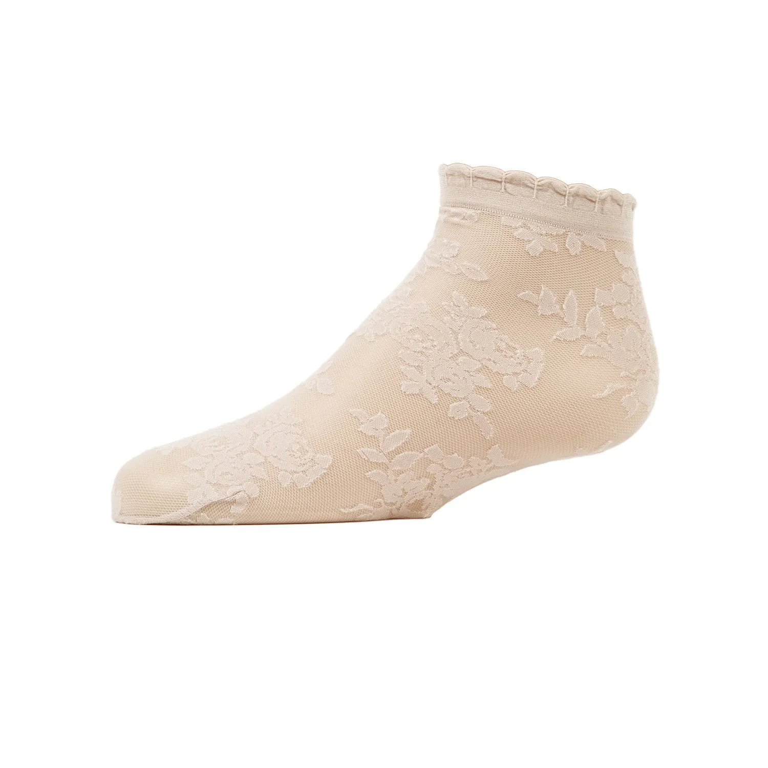 Memoi Botanic Sheer Anklet Sock - MKF 6030