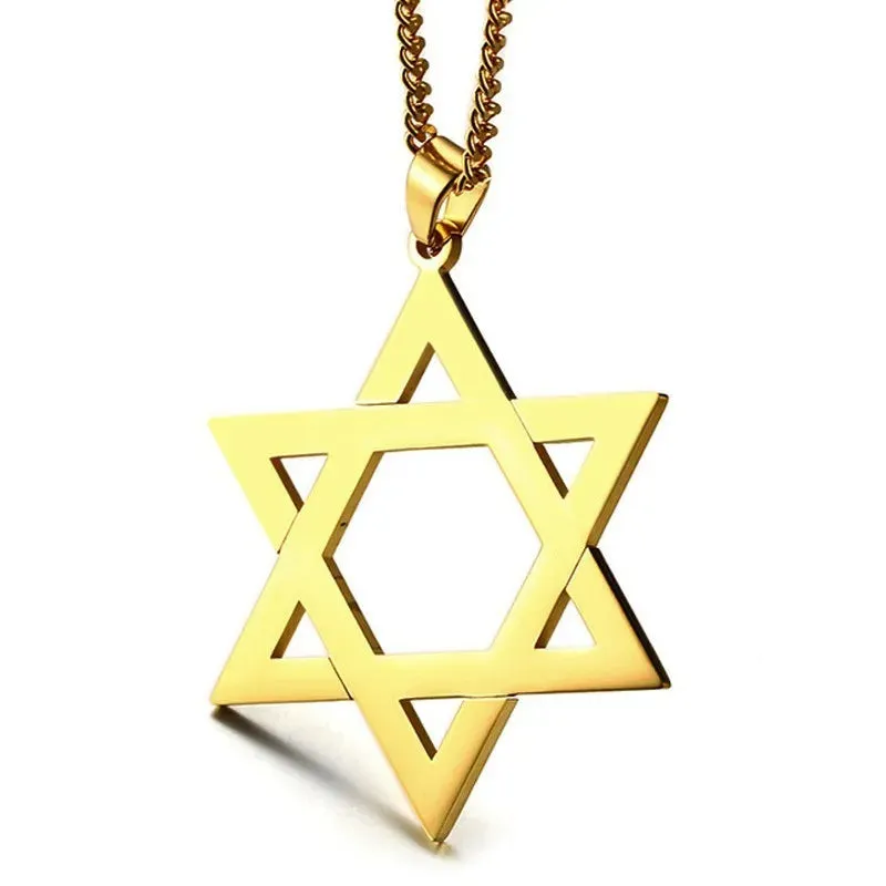 Men's Classic Star of David Pendant Necklace