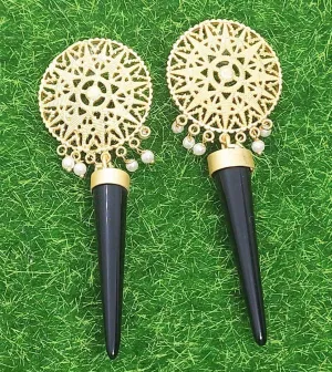MIA- BRASS EARRINGS