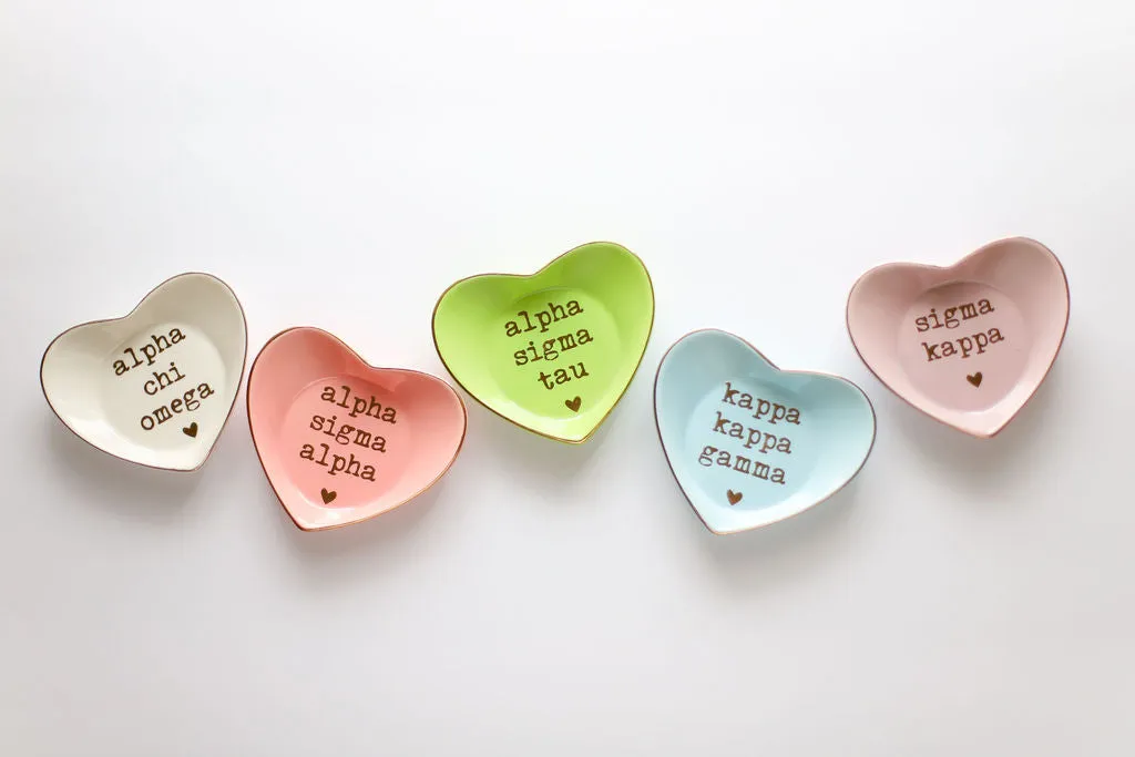 Omega Phi Alpha Ceramic Ring Dish