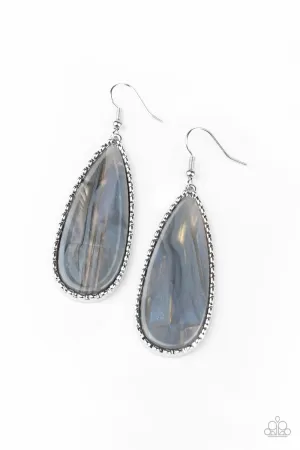 Paparazzi Ethereal Eloquence Silver Fishhook Earrings
