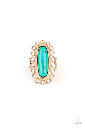 PAPARAZZI Mystic Oasis - Gold Ring
