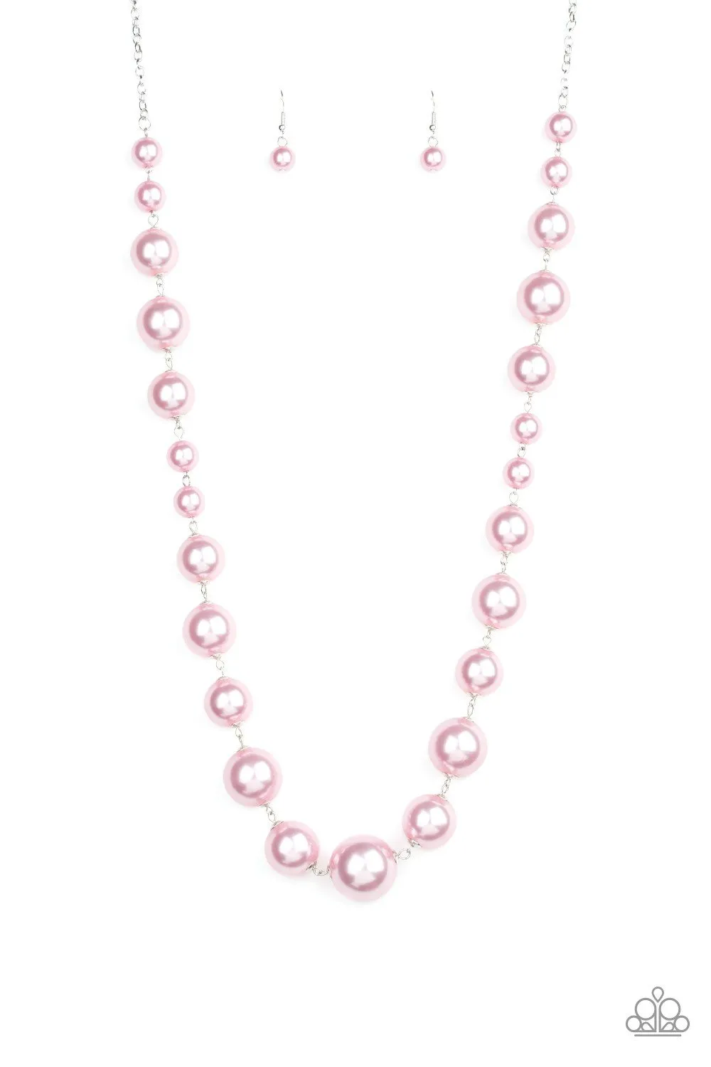 Paparazzi Necklace ~ Pearl Prodigy - Pink
