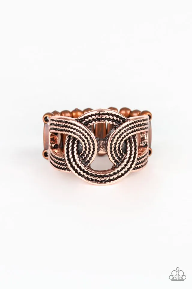Paparazzi Ring ~ Join Forces - Copper