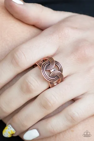 Paparazzi Ring ~ Join Forces - Copper