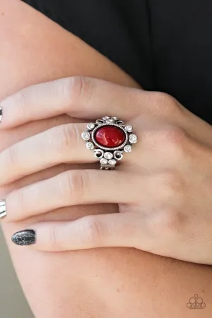 Paparazzi Ring ~ Noticeably Notable - Red