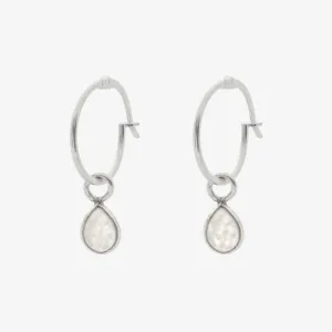 Petite Moonstone Droplets Earrings