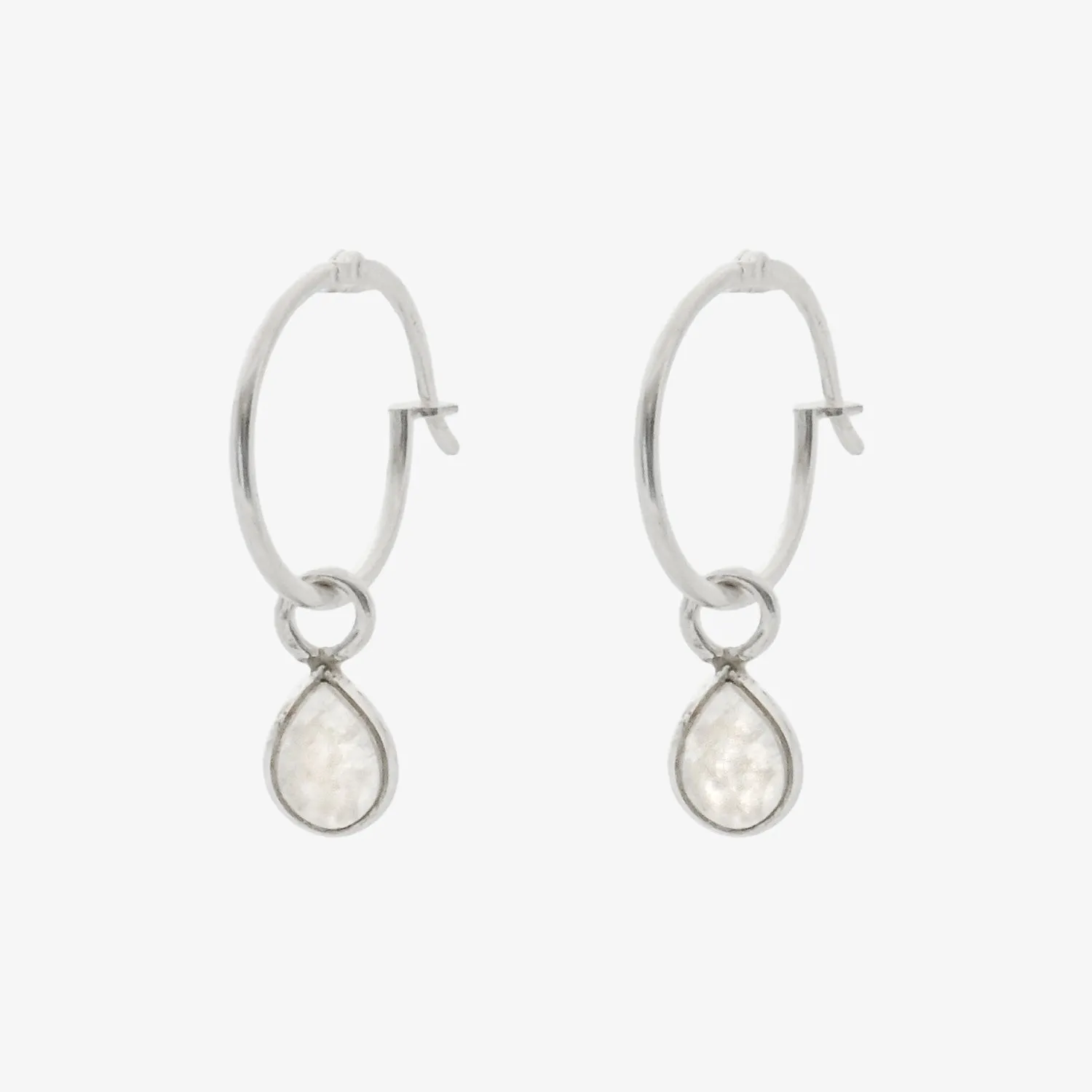 Petite Moonstone Droplets Earrings