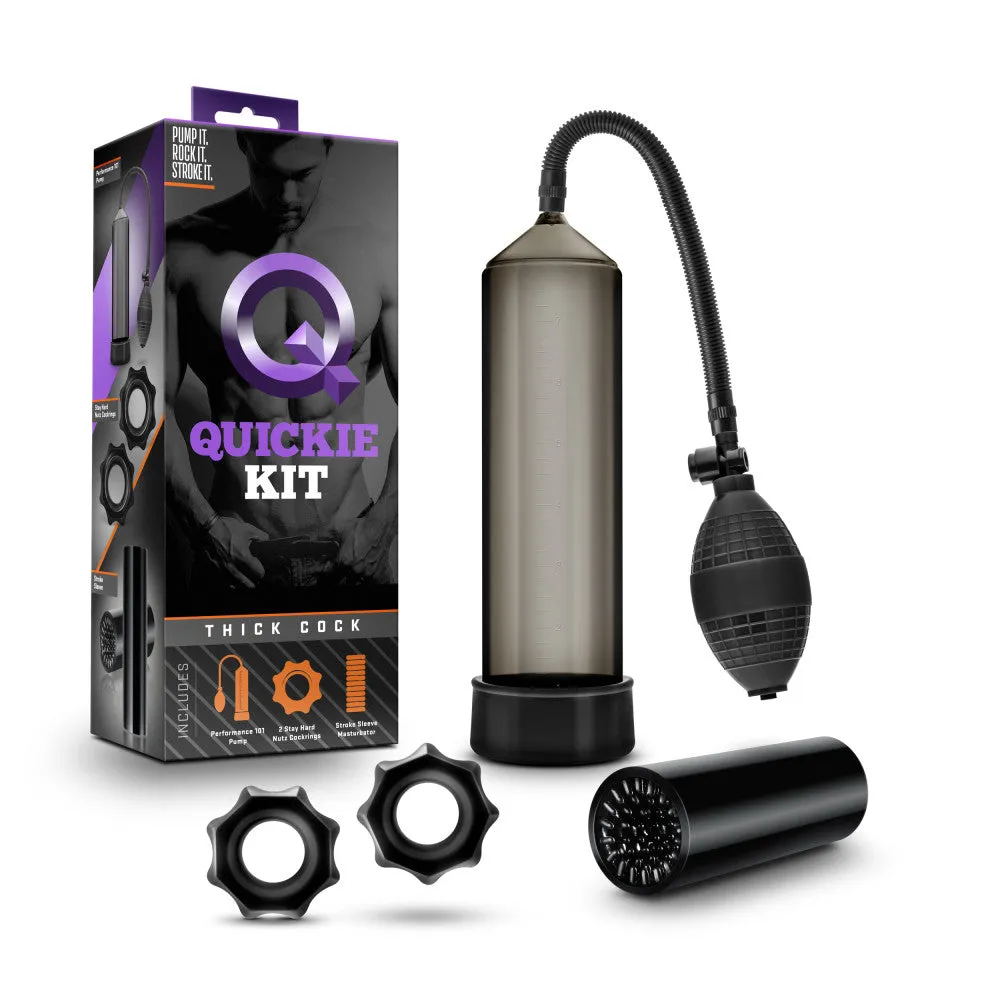 Quickie Kit By Blush® | Thick Cock - Black