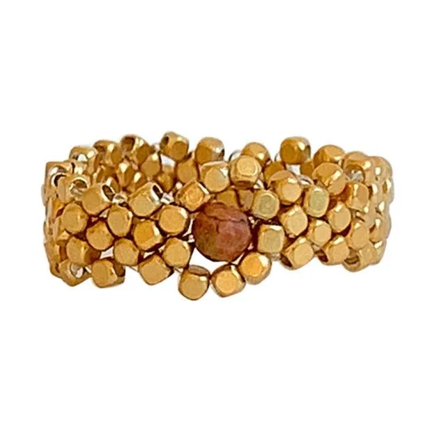 RING WOVEN STONE