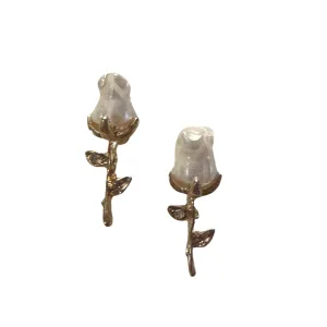Rosebud Stud Earrings
