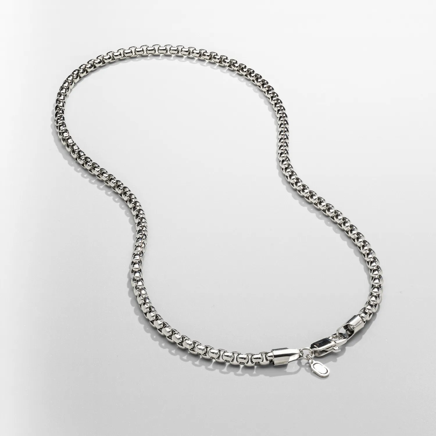 Round Box Chain (Silver) 5mm