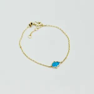 Safia Opal Hamsa Bracelet
