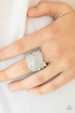 Scandalous Shimmer - White - Ring
