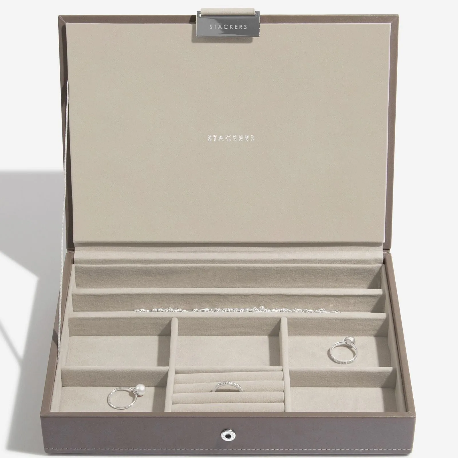 Stackers Classic Jewellery Box (Lid) - Mink