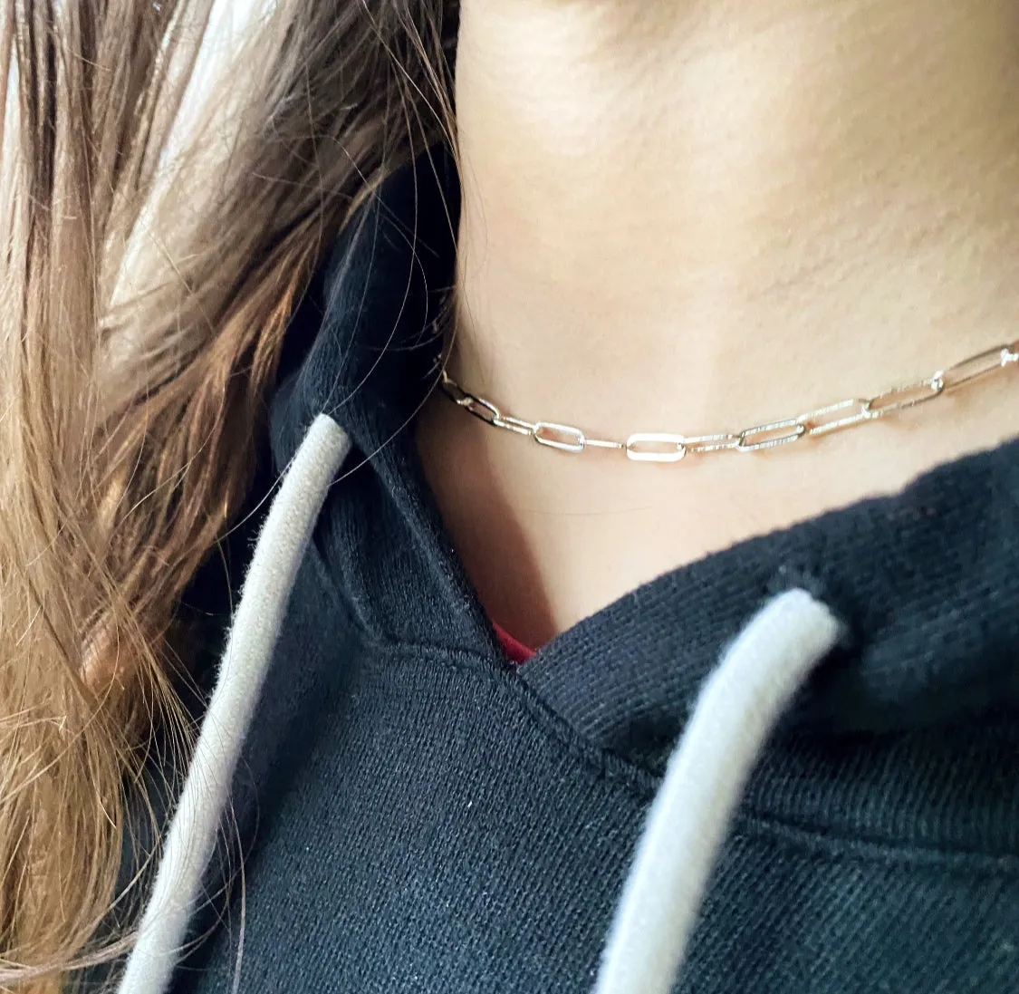Stevie Chain | Paperclip Necklace