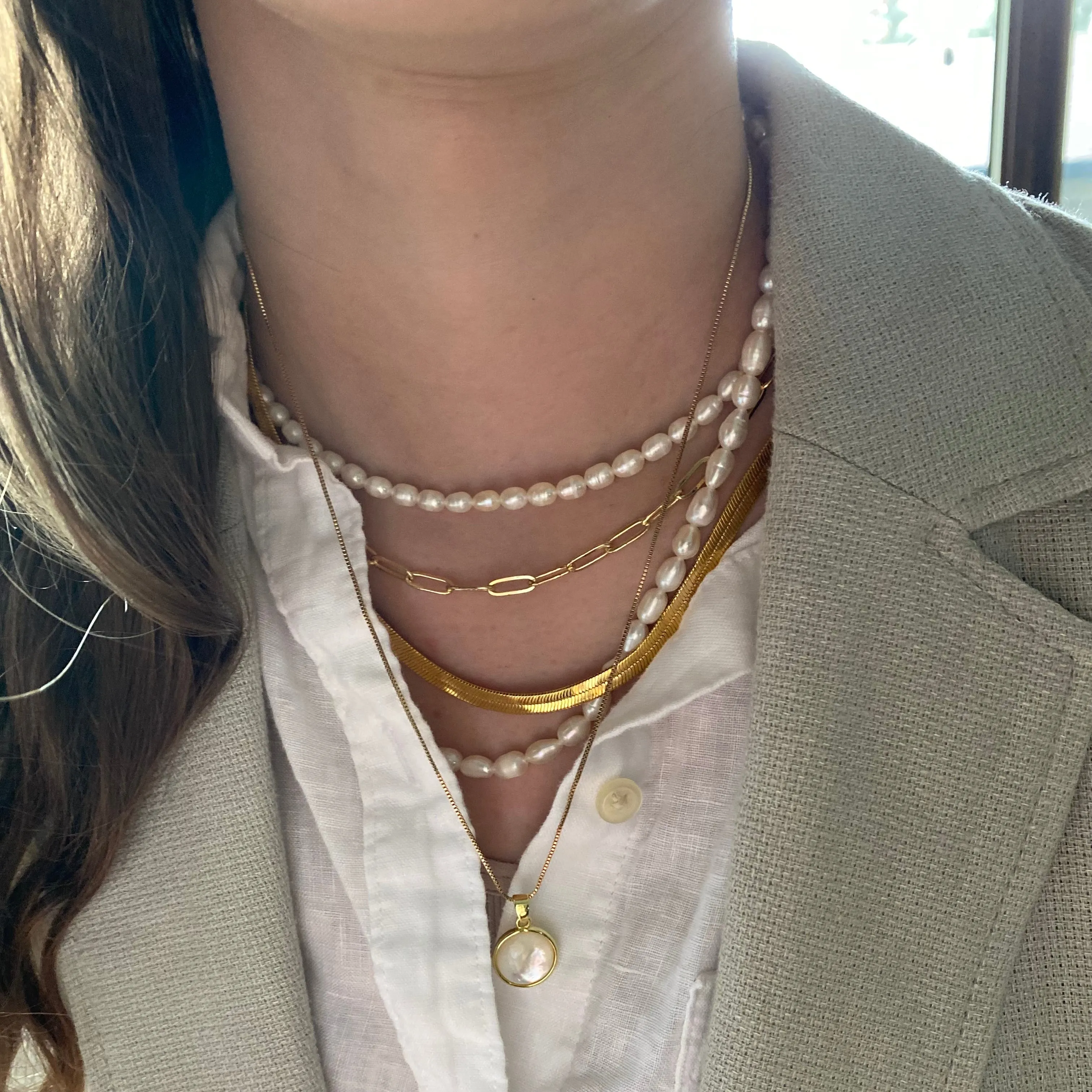 Stevie Chain | Paperclip Necklace