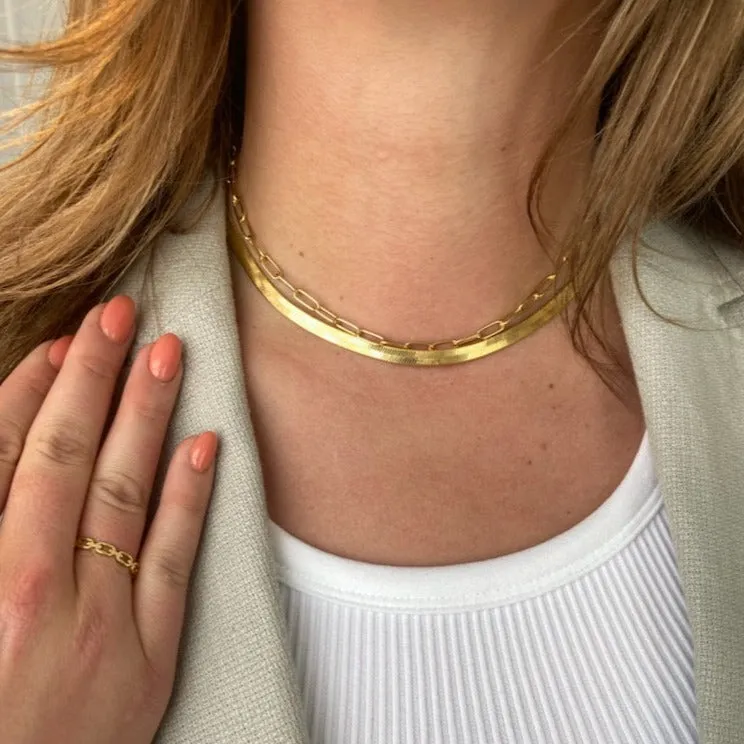 Stevie Chain | Paperclip Necklace