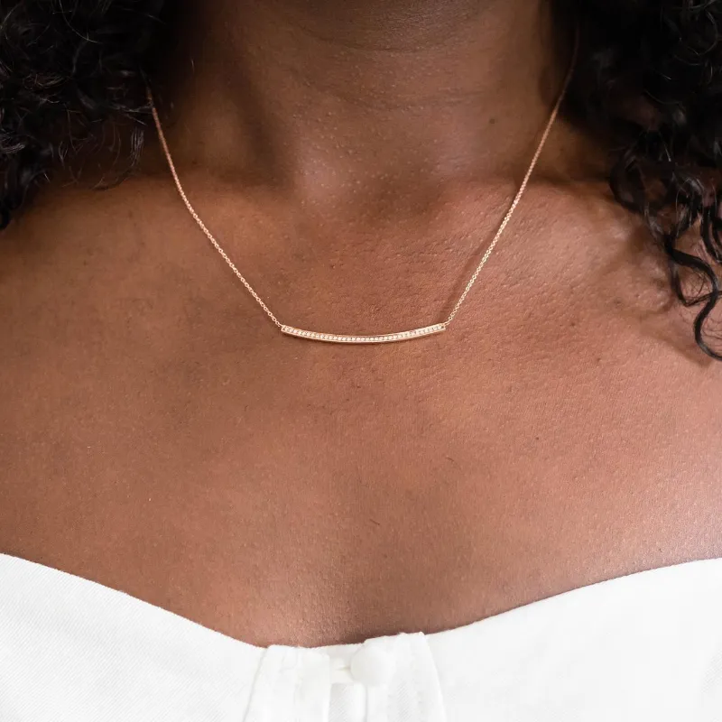 Sylvie Rose Long Bar Necklace