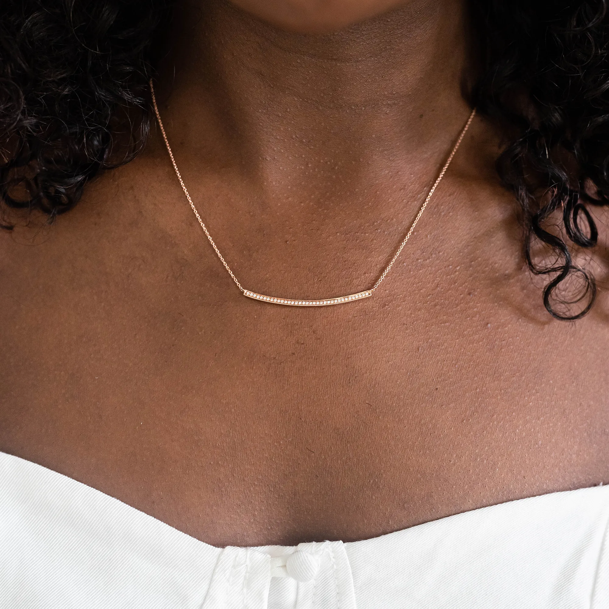 Sylvie Rose Long Bar Necklace