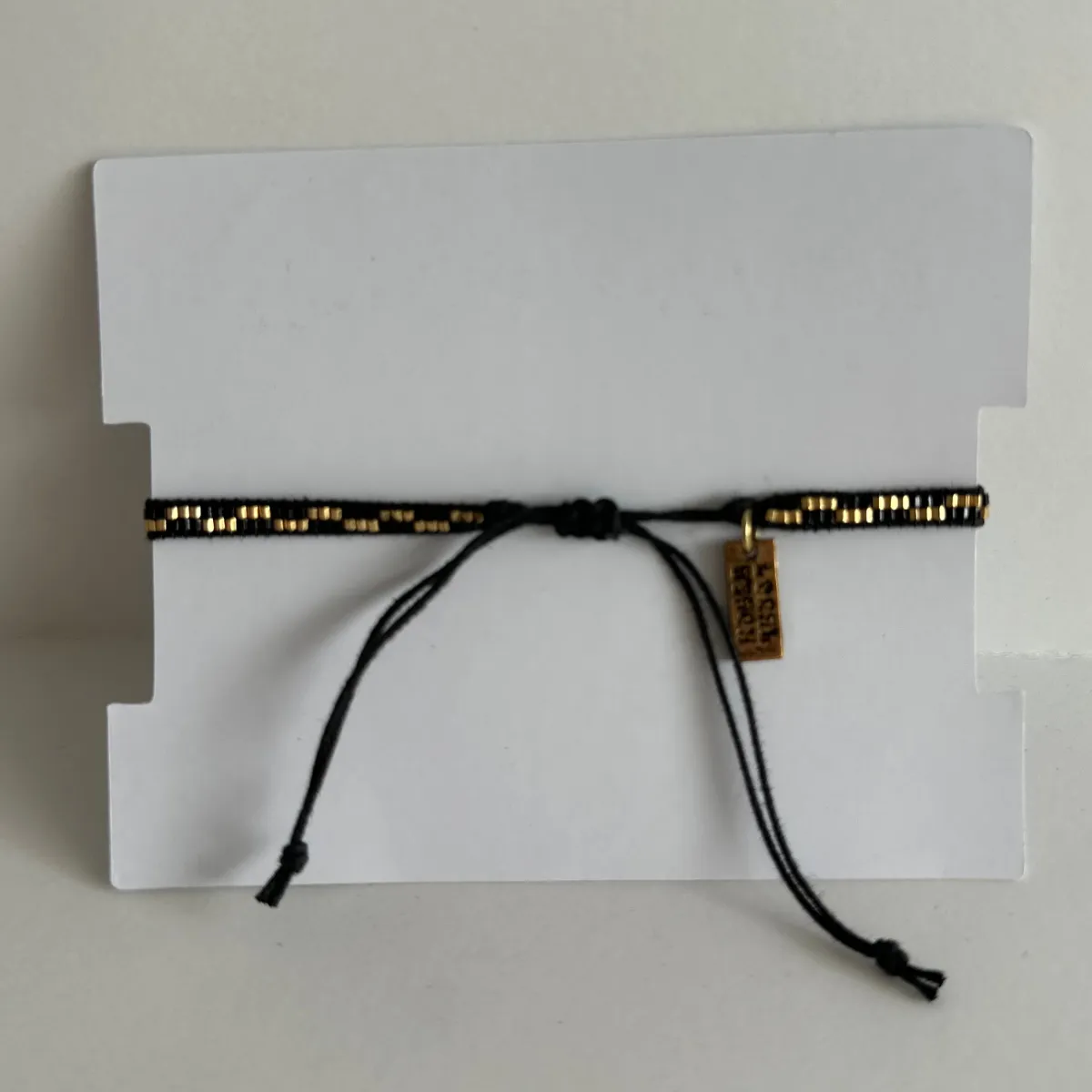 Thin Checker Local Beach Beaded Bracelet