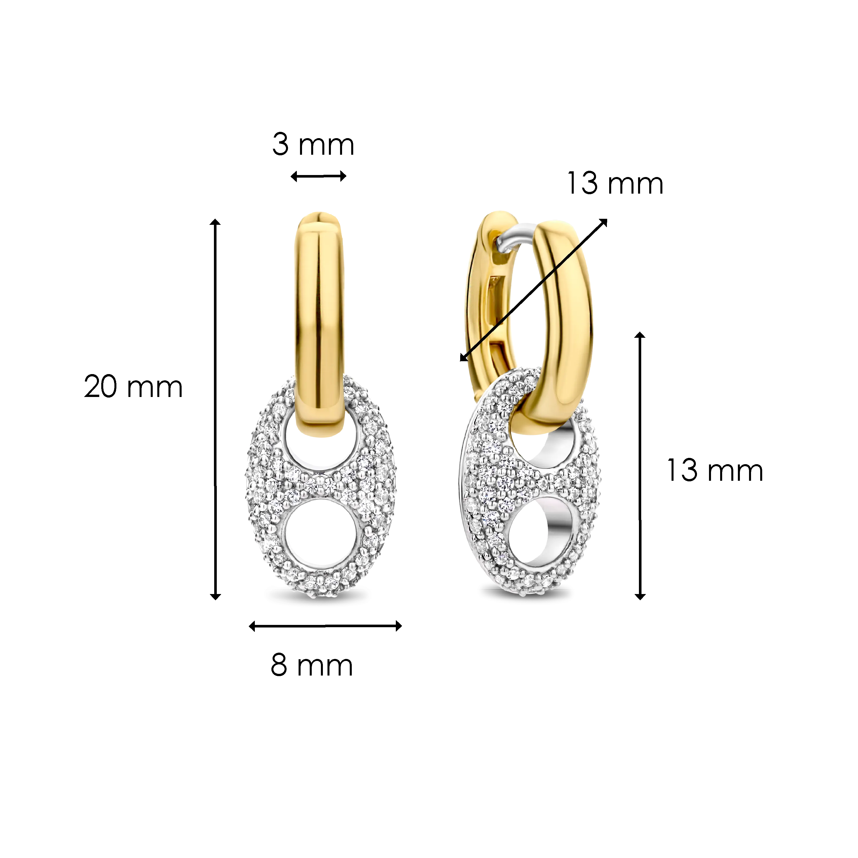 TI SENTO Earrings 7878ZY