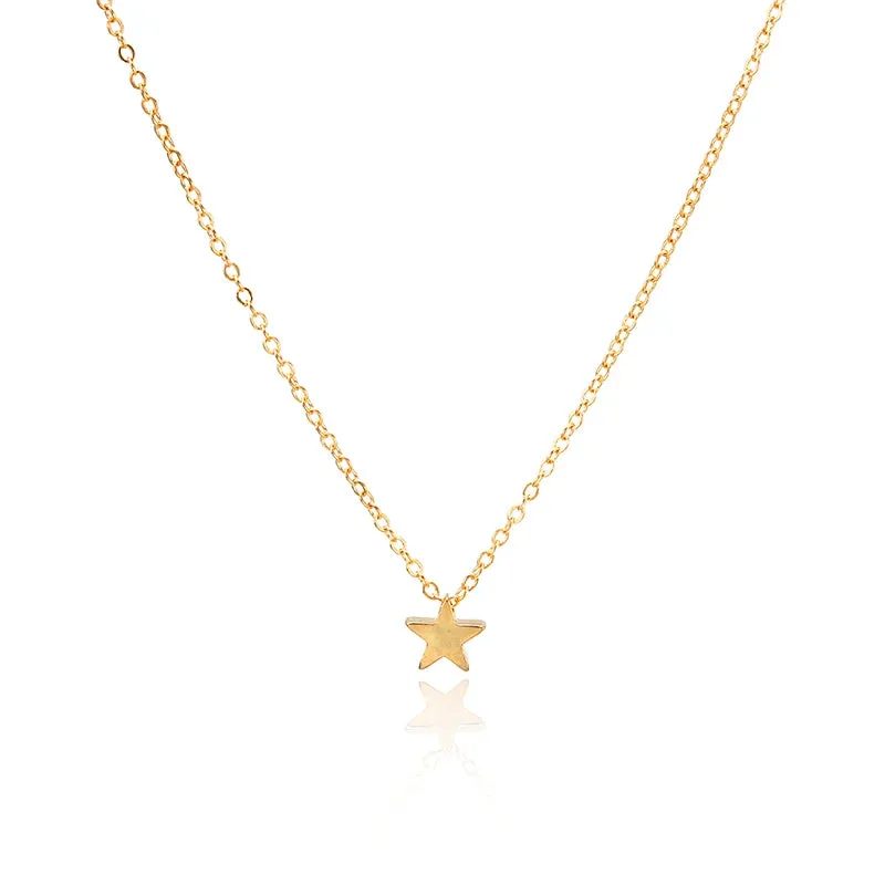 Tiny Heart Necklace for Women SHORT Chain Heart Pendant Necklace Gift Ethnic Bohemian Choker Necklace wholesale