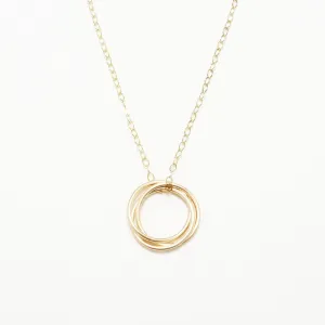 Unity Interlocking Circle Necklace