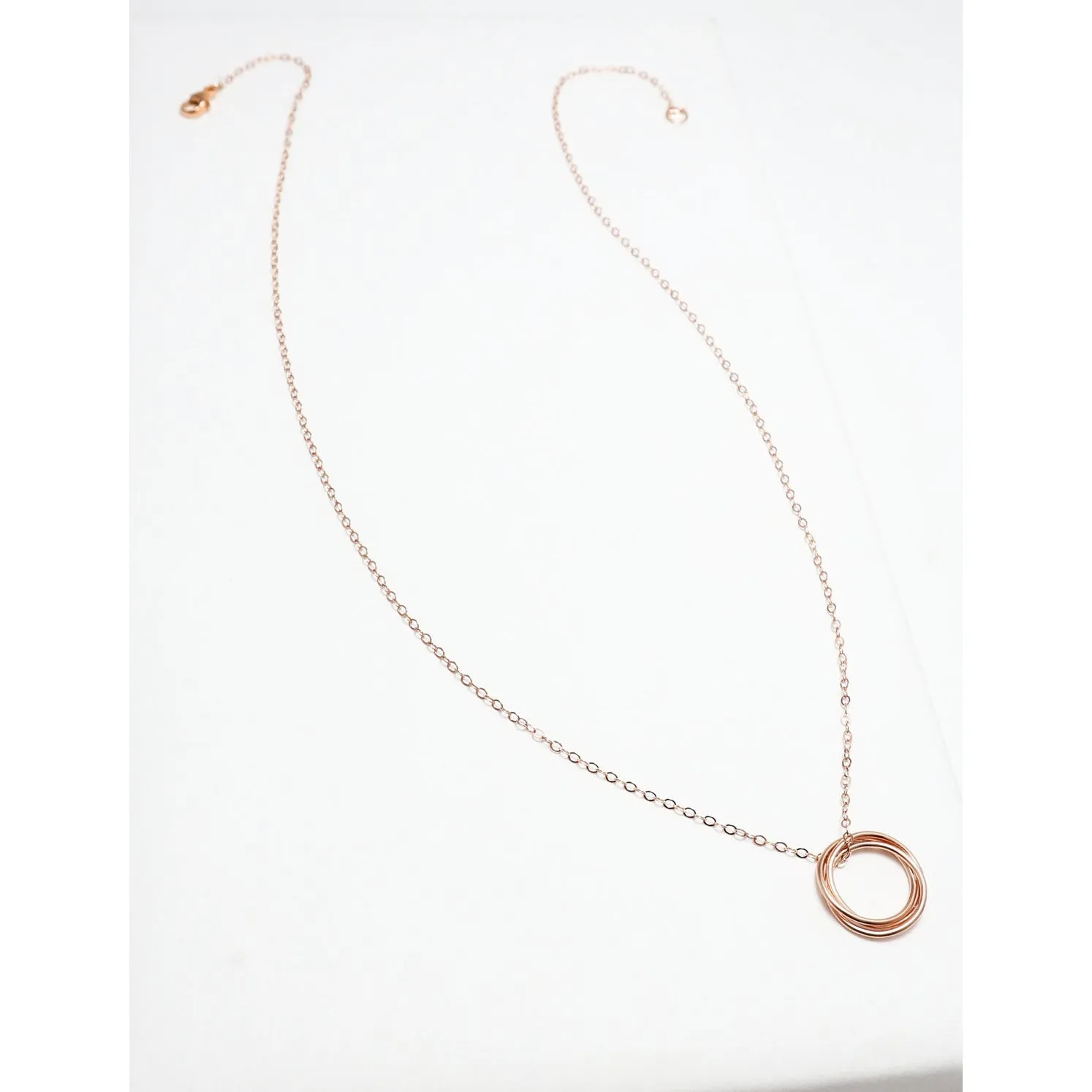 Unity Interlocking Circle Necklace