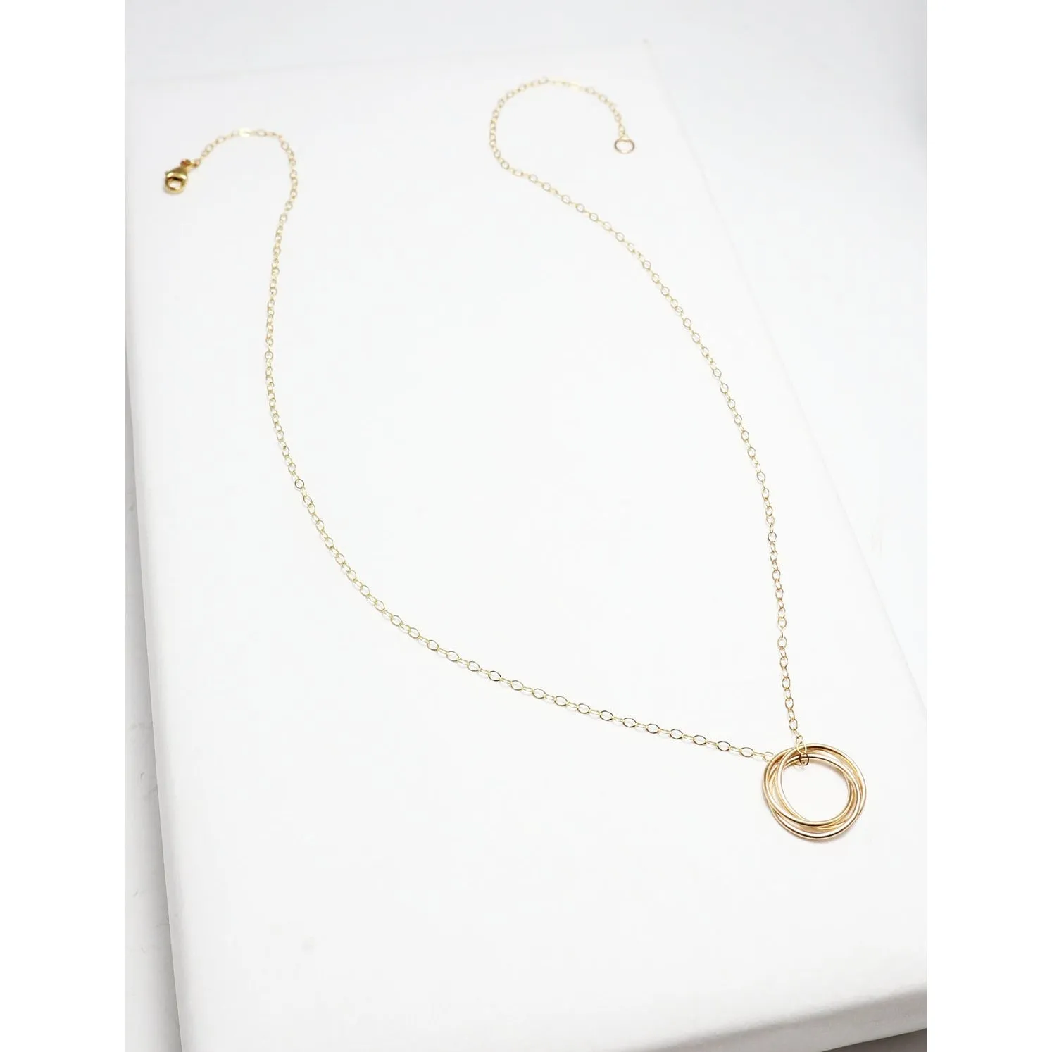 Unity Interlocking Circle Necklace