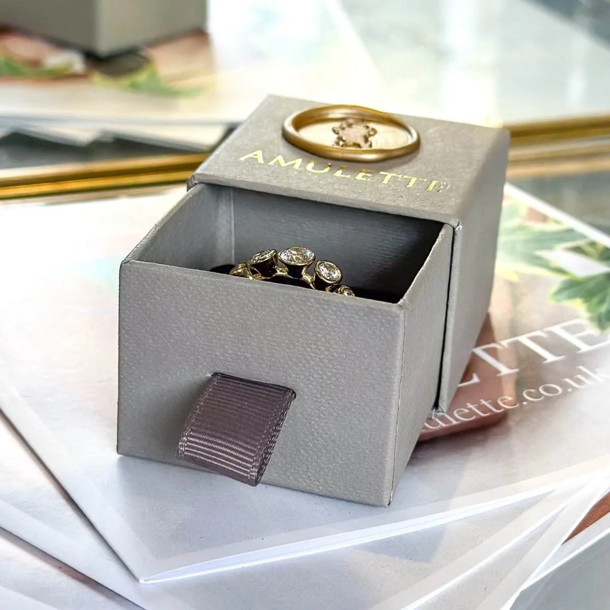 Wide Silver Ring Band